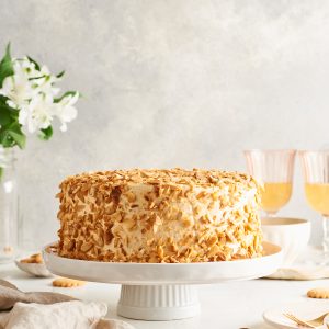 torta panqueque almendra manjar