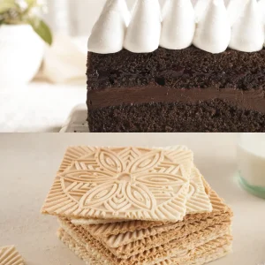 Brazo Josefina y Galletas de Barquillo