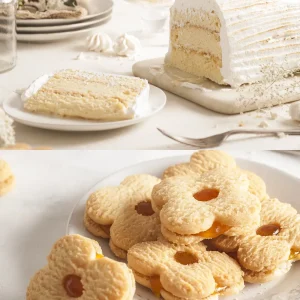 Brazo Tres Leches y Galletas de Mermelada